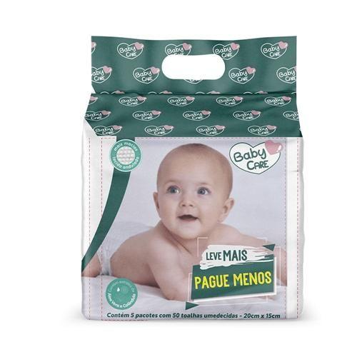 Imagem de Toalha Umedecida Baby Care Prompack com 250 Unidades