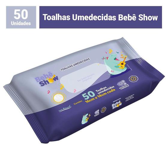 Imagem de Toalha Umedecida Bebê Show 50un