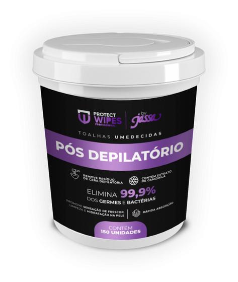 Imagem de Toalha Umedecida Pós Depelatório PROTECT WIPES