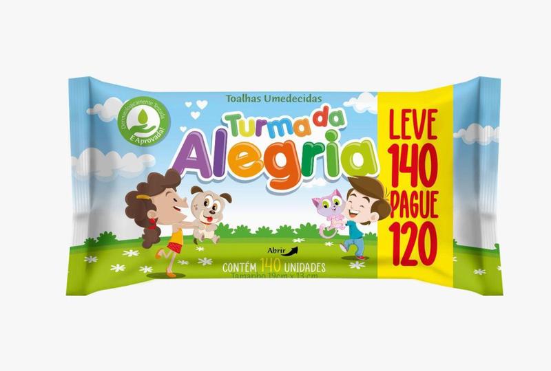 Toalha Umedecida Turma da Alegria - Leve 140 Pague 120 é ruim? Toalha Umedecida Turma da Alegria - Leve 140 Pague 120 é boa?