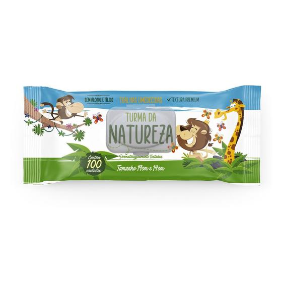 Toalha Umedecida Turma da Natureza - 100 Unidades é boa?