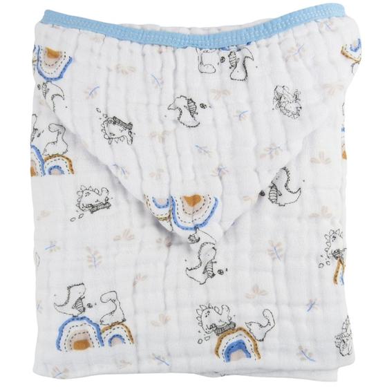 Imagem de Toalhão de Banho Papi Mami Soft Premium c/ Capuz Dino