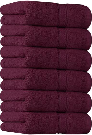 Imagem de Toalhas de Mão Utopia Towels Premium - 100% Algodão 600 g/m² - Pacote com 6