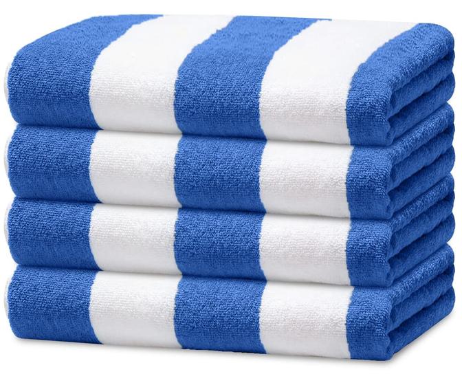Imagem de Toalhas de Praia Avalon Towels Cabana - Pacote com 4 - 100% Algodão (76x152cm)