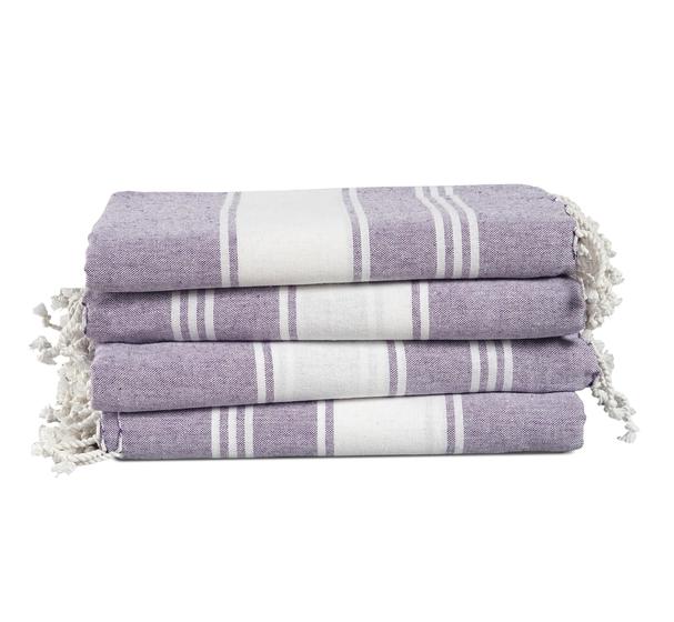 Imagem de Toalhas de Praia LANE LINEN - Pacote com 4 Toalhas Turcas Grandes