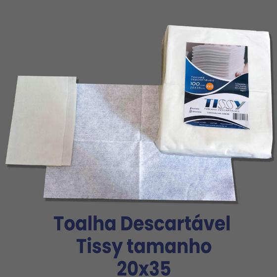 Imagem de TOALHAS DESCARTAVEIS ALTA QUALIDADE TISSY 20x35 1200 UNIDADE