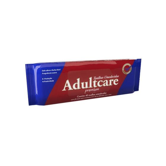 Imagem de Toalhas umedecidas ad (c/40 unds) premium - adultcare