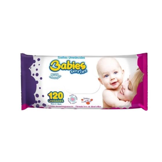 Imagem de Toalhas Umedecidas Babies Extra Care 120un