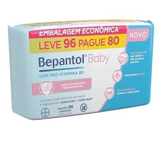 Imagem de Toalhas Umedecidas Bepantol Baby com 96 Toalhinhas