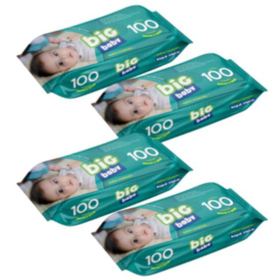 Imagem de Toalhas Umedecidas Big Baby Com 100 Un