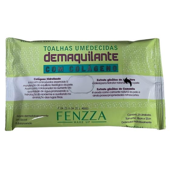 Imagem de Toalhas Umedecidas Demaquilante C/ Colágeno
