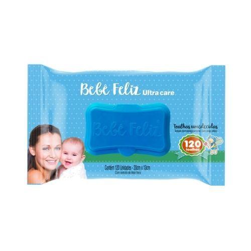 Imagem de Toalhas Umedecidas Pacote Com 120 Un - Bebê Feliz