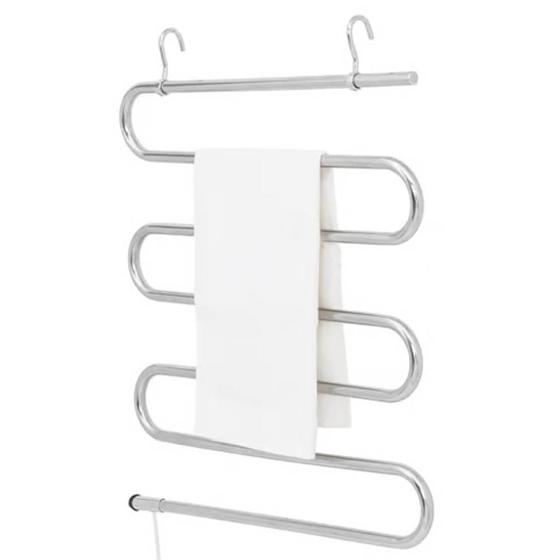 Imagem de Toalheiro Elétrico 127v Inox Aquecedor Térmico Secador de Toalhas Round Crismoe para Banheiro