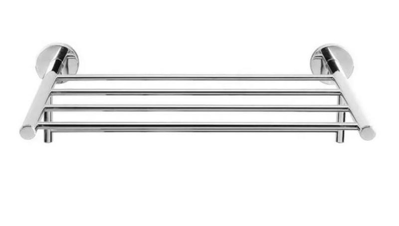 Imagem de Toalheiro Flat 55cm Jackwal - Porta toalha e prateleira - Tipo de hotel 