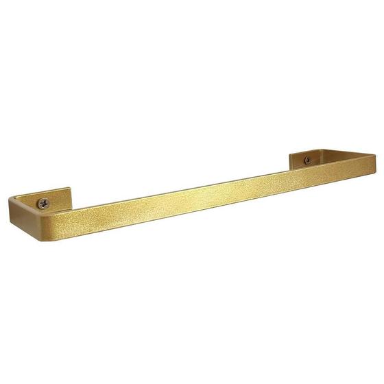 Imagem de Toalheiro Simples De Parede 30Cm Dourado