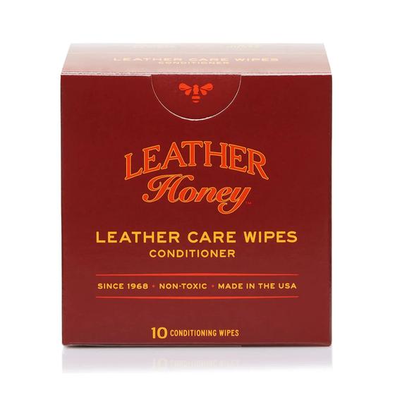 Imagem de Toalhetes condicionadores de couro Leather Honey Restore 10 não tóxicos