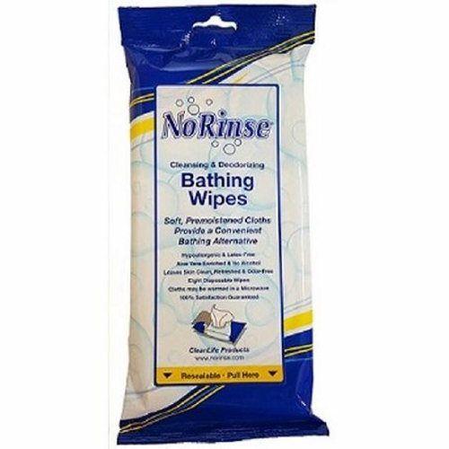 Imagem de Toalhetes de Banho Sem Enxágue No Rinse - Pacote com 6