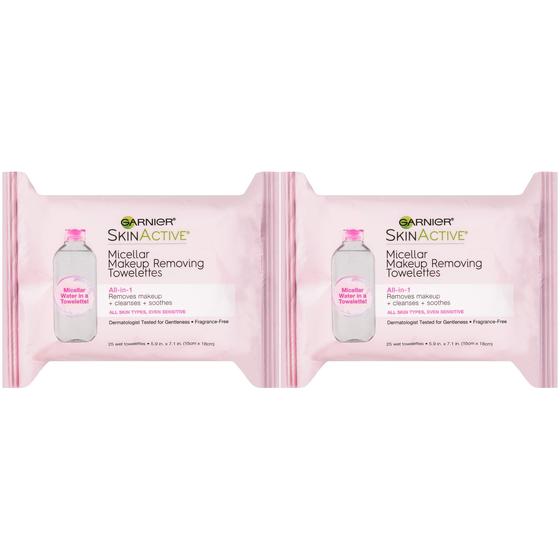 Imagem de Toalhetes Demaquilantes Garnier Micellar - Pacote com 25 Unidades