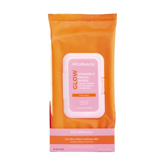 Imagem de Toalhetes Faciais MCObeauty GLOW VITAMIN-C - 25 Unidades com Vitamina C