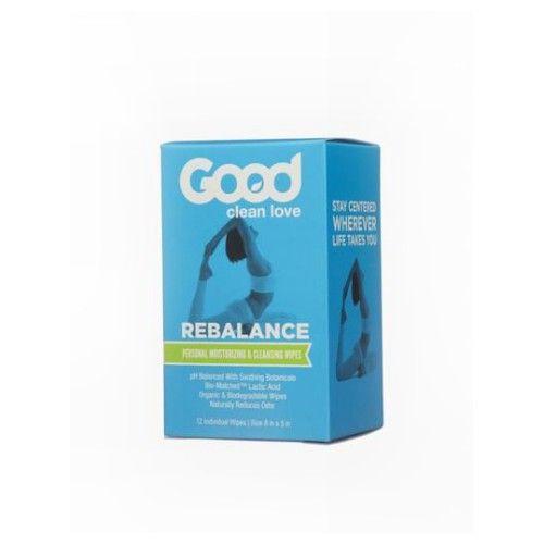 Imagem de Toalhetes Rebalance 12 unidades da Good Clean Love (pacote com 4)