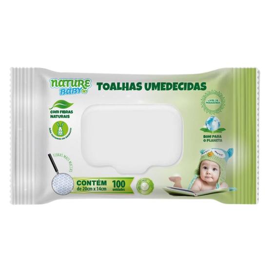 Imagem de Toalhinhas Umedecidas Baby Nature Fibras Barato