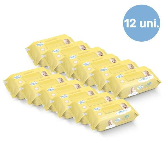 Imagem de Toalhinhas Umedecidas Upa Bebê Lenços 12 pacotes Atacado 