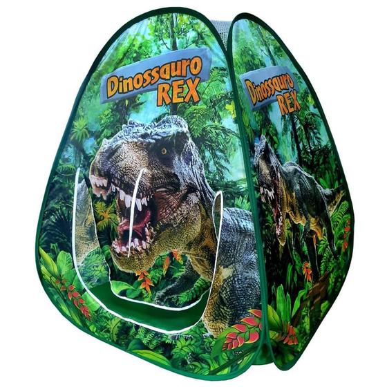 Imagem de Toca Barraca Infantil Dobrável Pop Up Dinossauro Rex