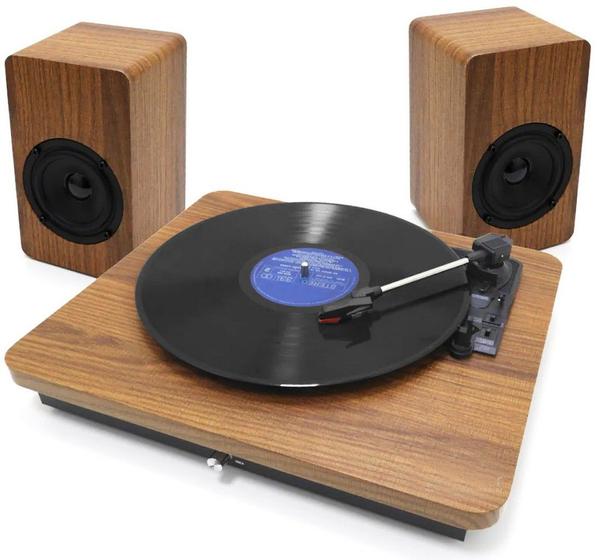 Toca Disco De Vinil Vitrola Micro