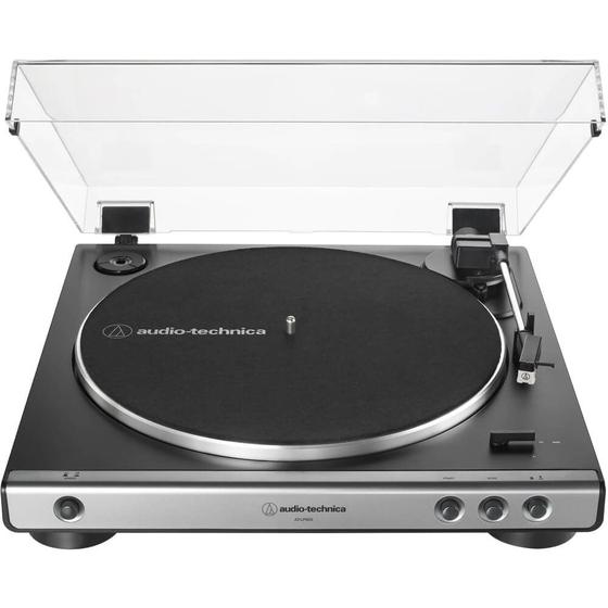 Toca Discos Audio-Technica AT-LP60X estéreo Automático Gratife Menor preço em Toca Discos Audio-Technica AT-LP60X estéreo Automático Gratife