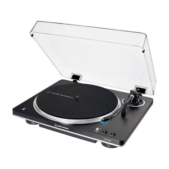 Imagem de Toca Discos Audio-Technica AT-LP70XBT, Acionamento por Correia, Bluetooth, Automatica,  Preto e Prata - AT-LP70XBT-BS-C