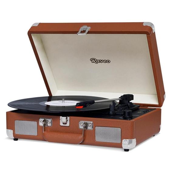 Toca Discos HI FI Raveo Sonetto Chrome, Vinyl, Bluetooth, USB, Aux, Marrom - 26401 Menor preço em Toca Discos HI FI Raveo Sonetto Chrome, Vinyl, Bluetooth, USB, Aux, Marrom - 26401