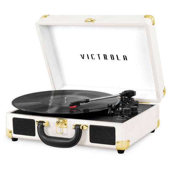 Imagem de Toca-Discos Victrola Vintage Bluetooth 3 Velocidades - Modelo VSC-550BT-WH