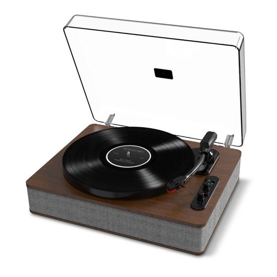 Toca-discos vinil Bluetooth com tampa, conversor digital e alto-falante estéreo Menor preço em Toca-discos vinil Bluetooth com tampa, conversor digital e alto-falante estéreo