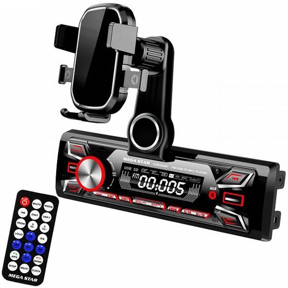 Imagem de Toca Radio Megastar CDX400BT 4 de 65 Watts com Bluetooth e USB - Preto