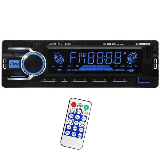 Imagem de Toca Radio Roadstar RS-2950 4 de 60 Watts com Bluetooth e USB - Preto