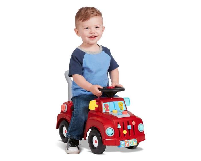 Imagem de Toddler Ride On Toy Radio Flyer Tinker Truck com luzes e sons