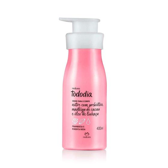 Imagem de Tododia Framboesa e Pimenta Rosa Creme Desodorante Nutritivo Para o Corpo Natura 400ml