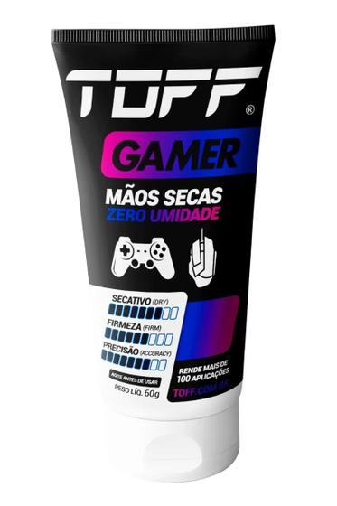 Imagem de Toff Gamer - Gel Mãos Secas Sem Suor Para Jogos 60g