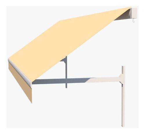 Imagem de Toldo Retrátil Bege Importado 2,50x1,50m Com Manivela