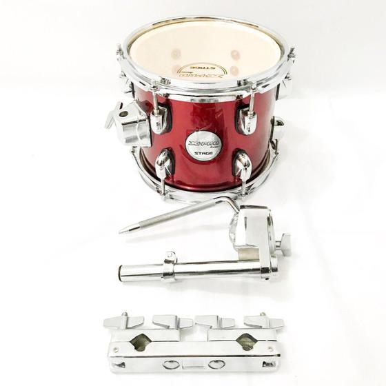 Imagem de Tom De Bateria 8 X-Pro Stage Vermelho + Clamp + Holder