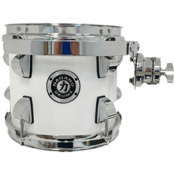 Tom Nagano 8 x7 Concert Lacquer Com Clamp e Holder Cor Pure White