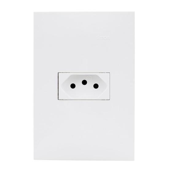 Imagem de Tomada 2P+T 10A 250V Branco S35-Simon
