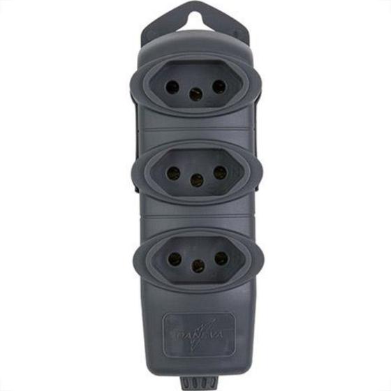 Imagem de Tomada Barra Daneva Tripla 2P+T 20A Graf