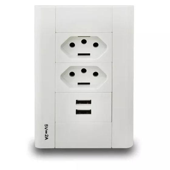 Imagem de Tomada Carregador Usb Duo