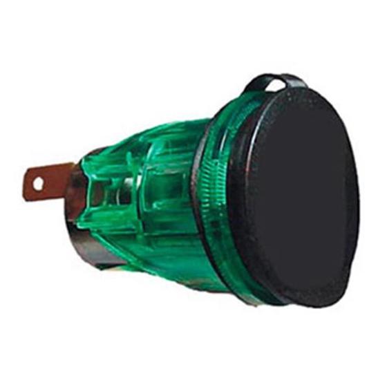 Imagem de Tomada Corrente Com Tampa 24V Sem Gravaçao Fechamento Em Plastico