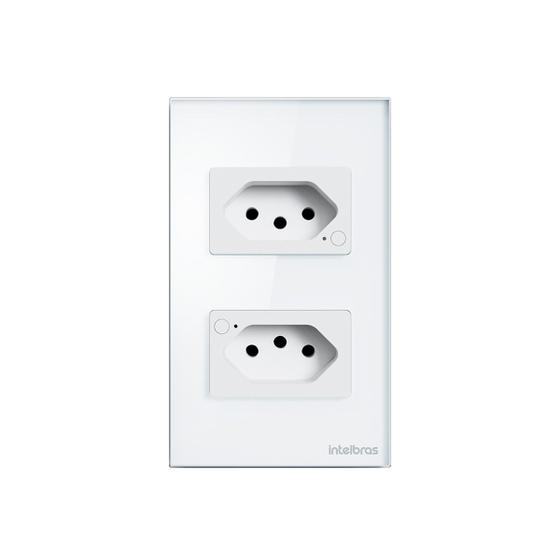 Imagem de Tomada Dupla 10a Inteligente Wi-fi Ets 1002 Branco 4850064