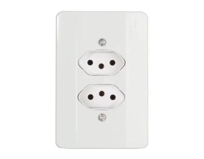 Imagem de Tomada Dupla 2P+T Nbr 20A 250V Mectronic