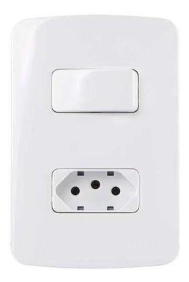 Imagem de Tomada e Interruptor 1 Seção Simples 10 Amp 4x2 Margirius B3