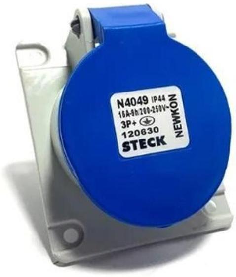 Imagem de Tomada Embutir Newkon 3P+ T 16A 200/250V 9H Ip44 Steck