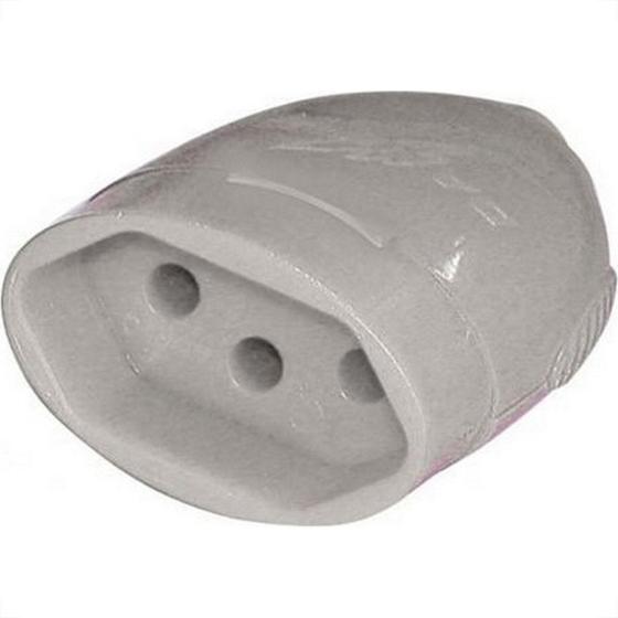 Imagem de Tomada Externa Daneva 2P+T. 20A. Desmontavel 1608 - Kit C/12 Pecas